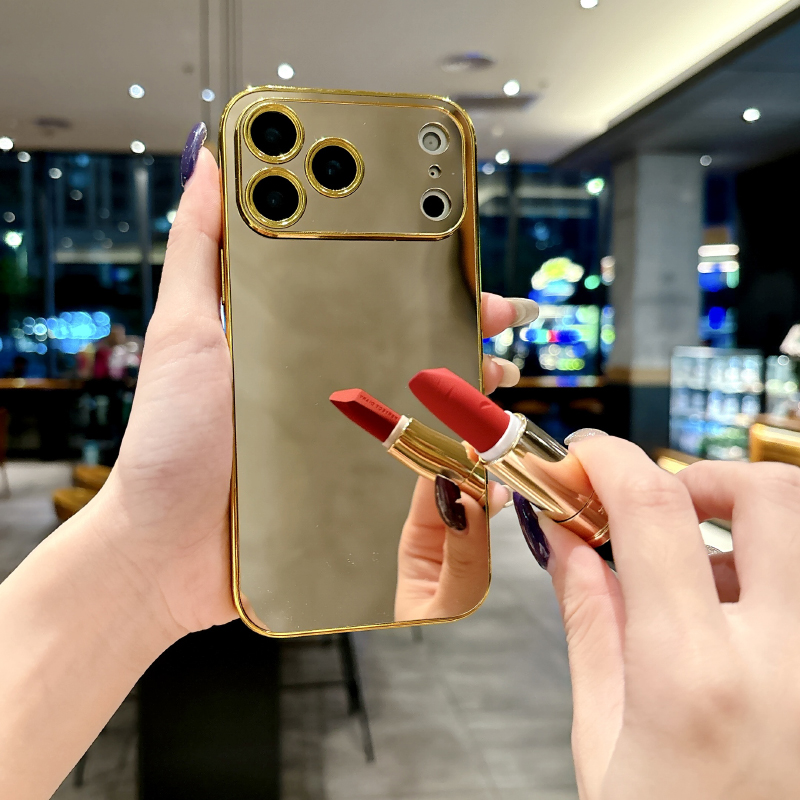 Luxury Skincare Products - Luxury Solid Color Shockproof Makeup Mirror