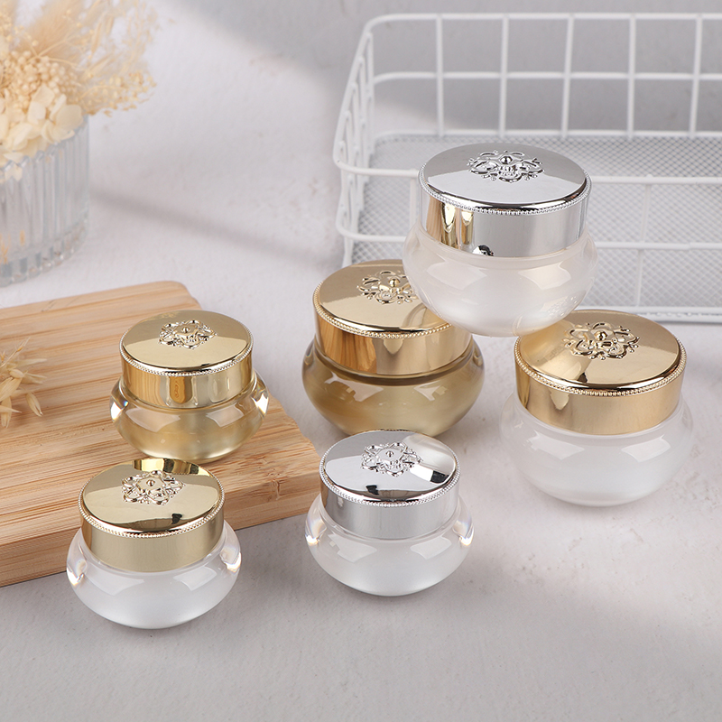 Luxury Skincare Products - Acrylic Empty Travel Cream Jars 5/10/20g