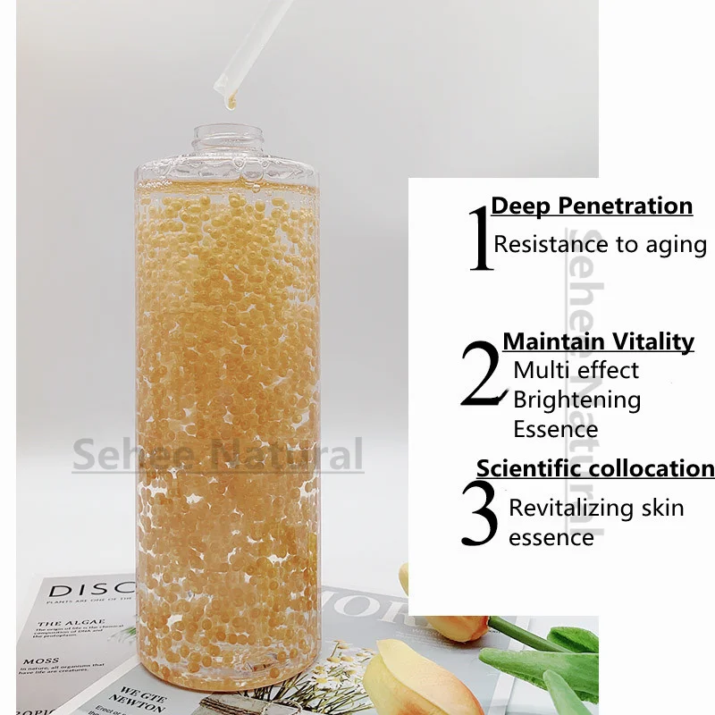 Luxury Skincare Essence - 1000ml Gold Roe Essence Moisturizing Brightening