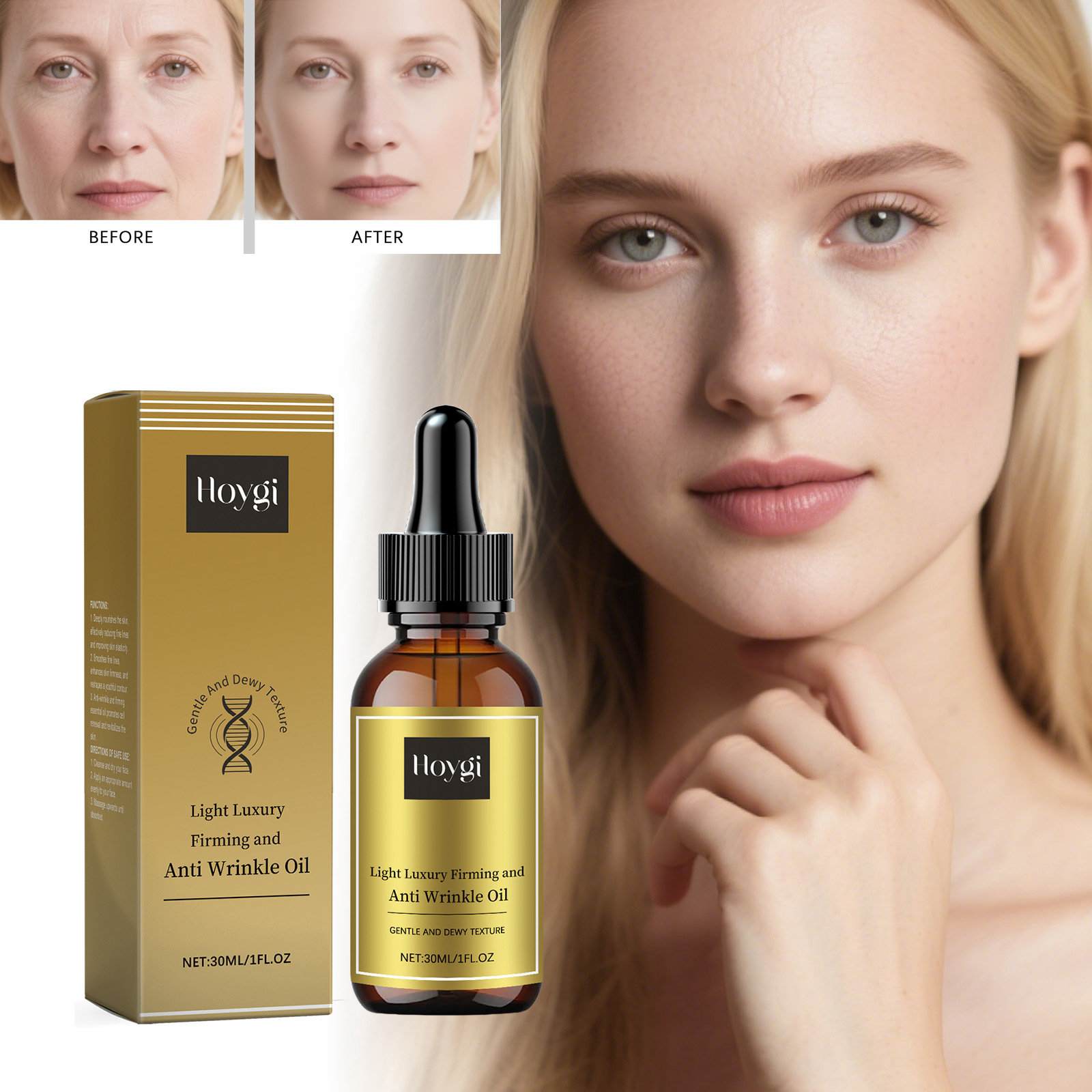 Luxury Skincare Products - Firming Facial Care Oil Lifting Anti