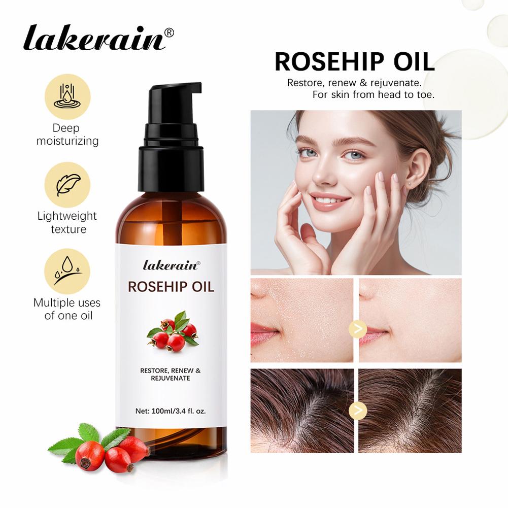 Rosehip Oil For Face & Skin Or - Cold Pressed Rose Hip 评论和价格
