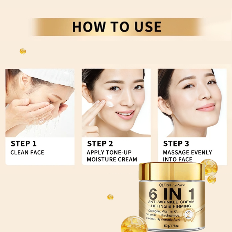 6-In-1 Anti-Wrinkle Cream. Lif - Luxury Skincare Products 评论和价格