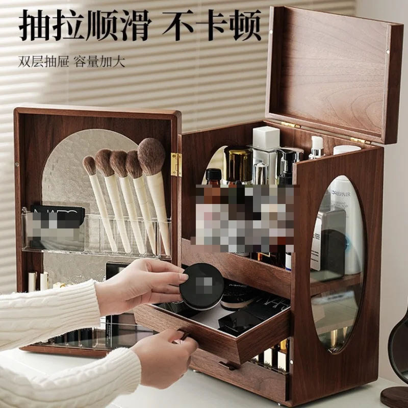 Cosmetics storage box Wooden d - Luxury High End Skincare 评论和价格
