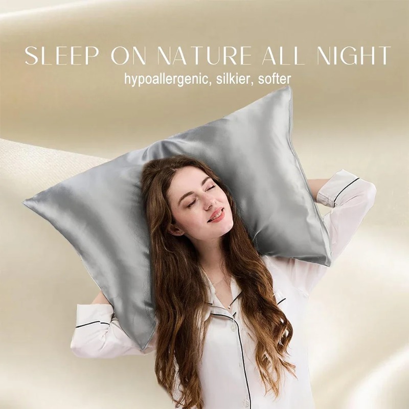 100% Mulberry Silk Pillowcase  - Luxury Skincare Gifts 评论和价格