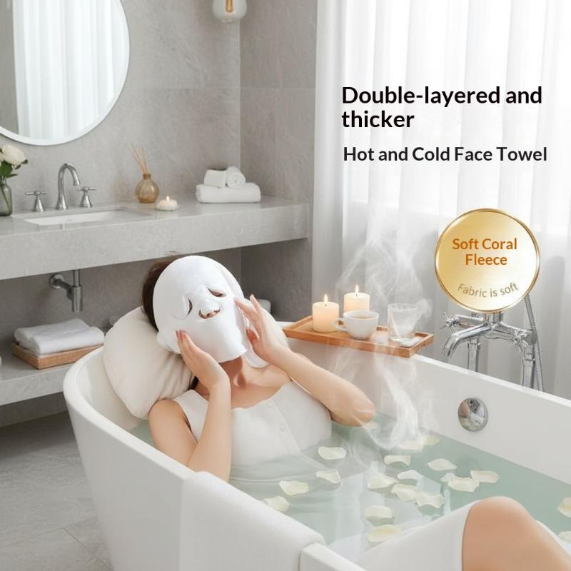 Reusable Hot Cold Compress Fac - Luxury Skincare Gifts 评论和价格