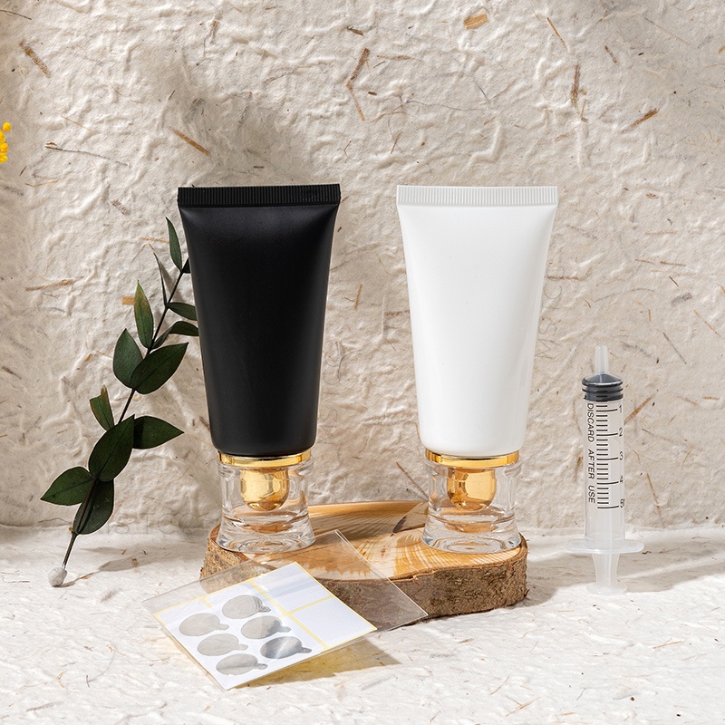 10Pcs 50ml Plastic Squeeze Tub - Luxury Skincare Packaging Wholesale 评论和价格