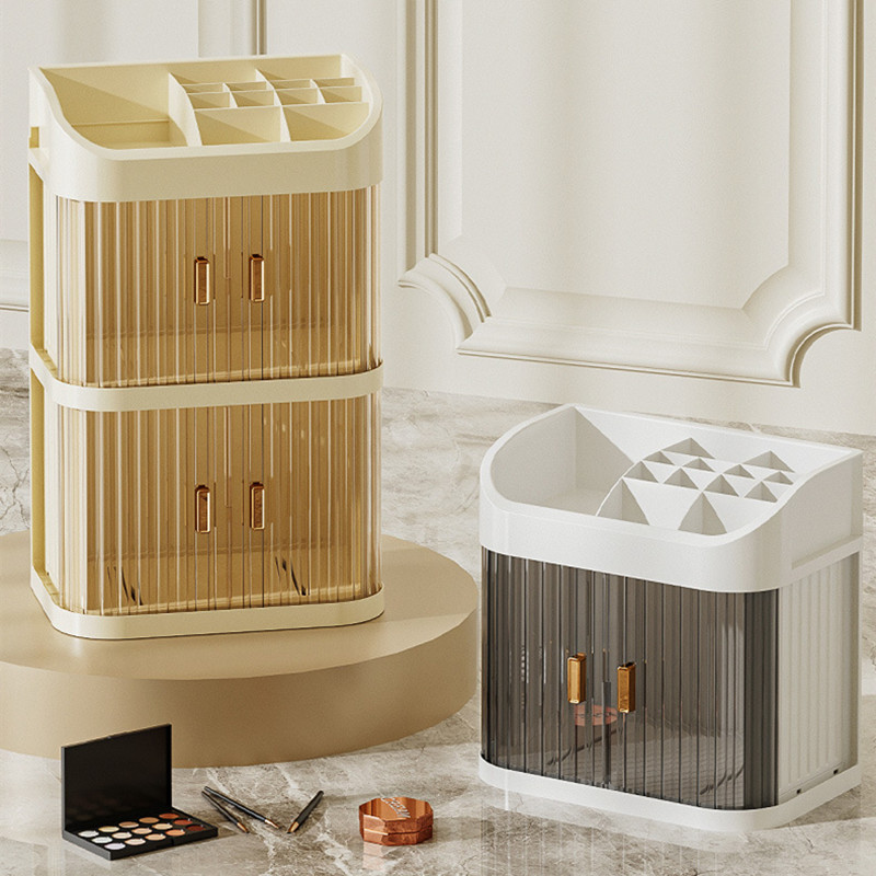 Cosmetics Storage Box Desktop  - Luxury Skincare Aesthetic 评论和价格