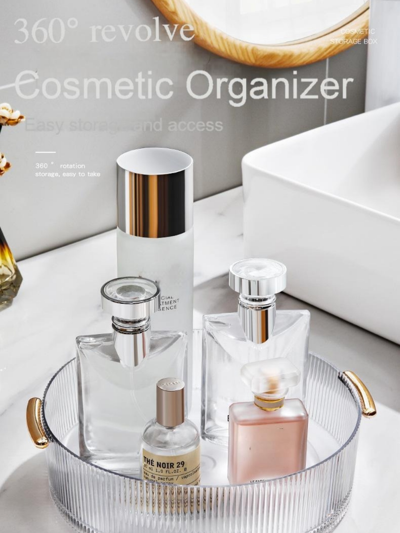 Vertical Ribbed Transparent Ma - Luxury Skincare Gifts 评论和价格