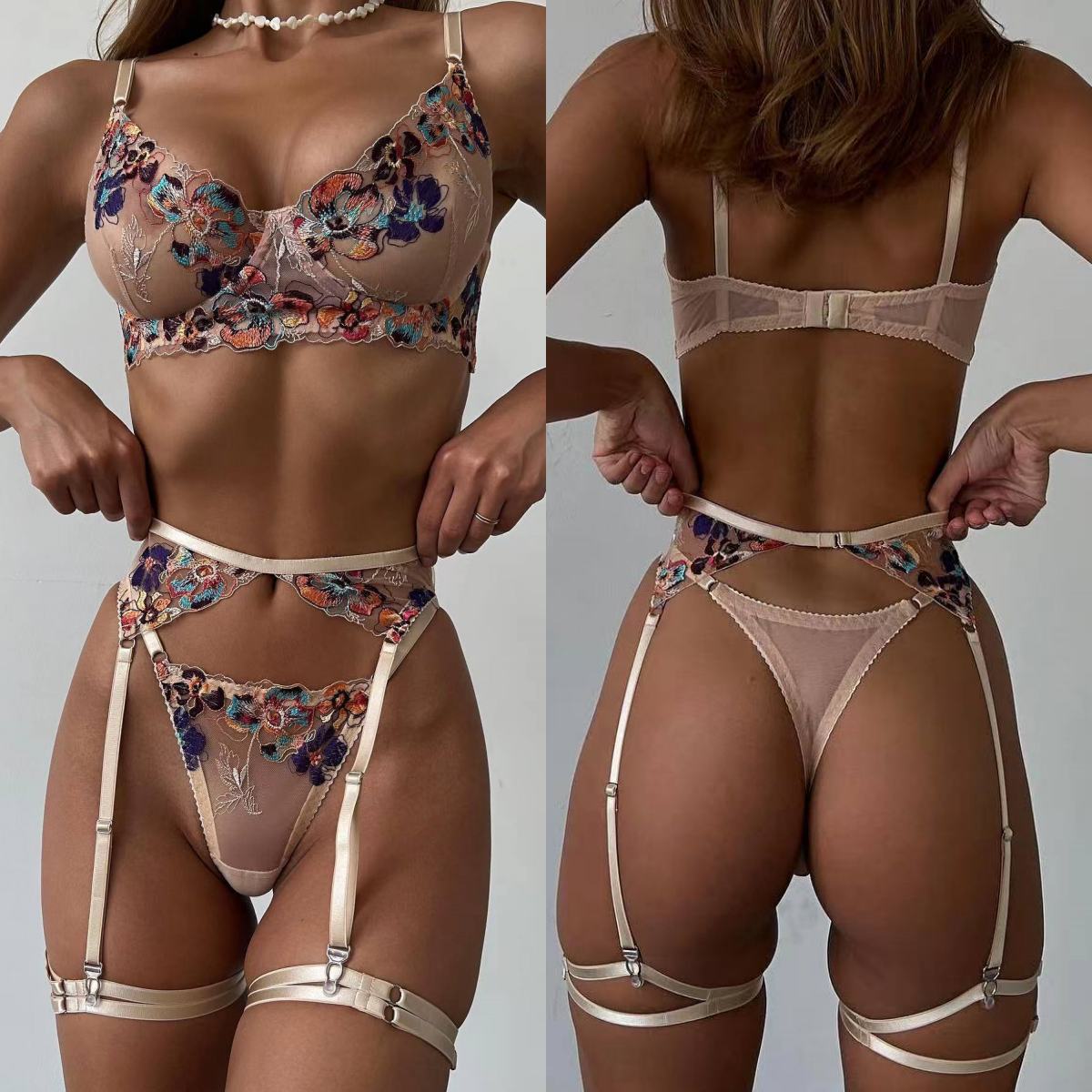 Krasapt Luxury Embroidery See- - Luxury Skincare Aesthetic 评论和价格