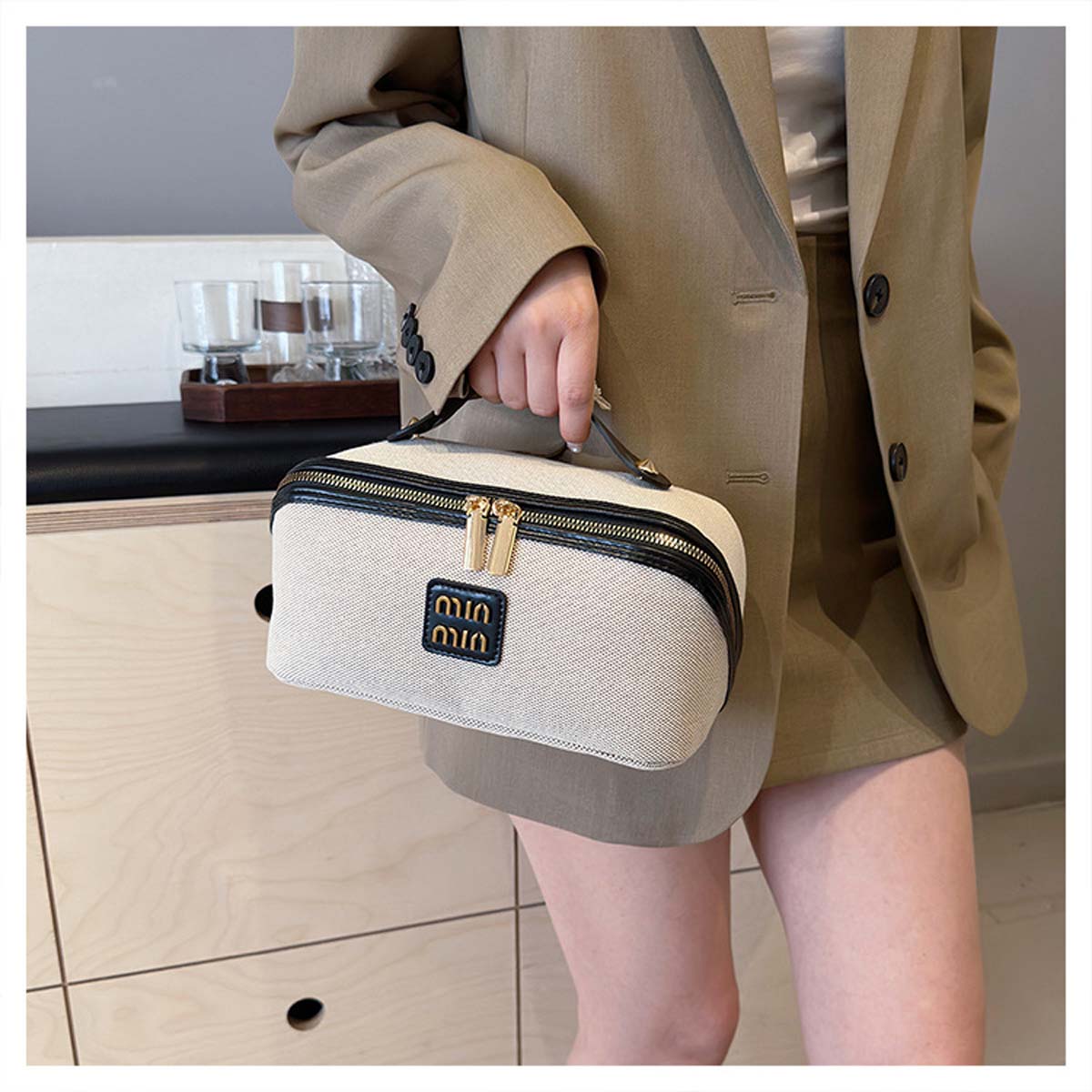 Makeup Bag - Retro Light Luxur - Luxury High End Skincare 评论和价格