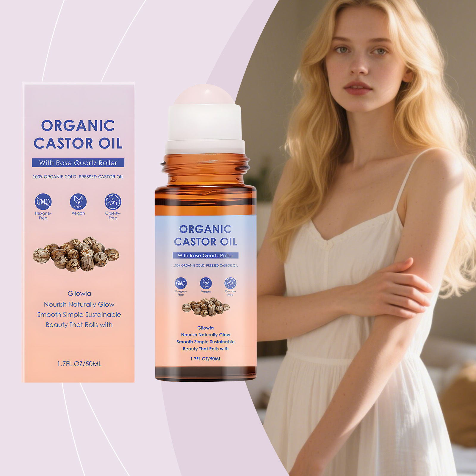 Natural Organic Castor Oil Col - Cold Pressed Rose Hip 评论和价格