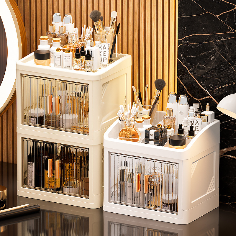 Layered Makeup Storage Cabinet - Luxury Skincare Gifts 评论和价格
