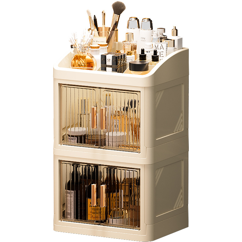 Layered Makeup Storage Cabinet - Luxury Skincare Gifts 评论和价格